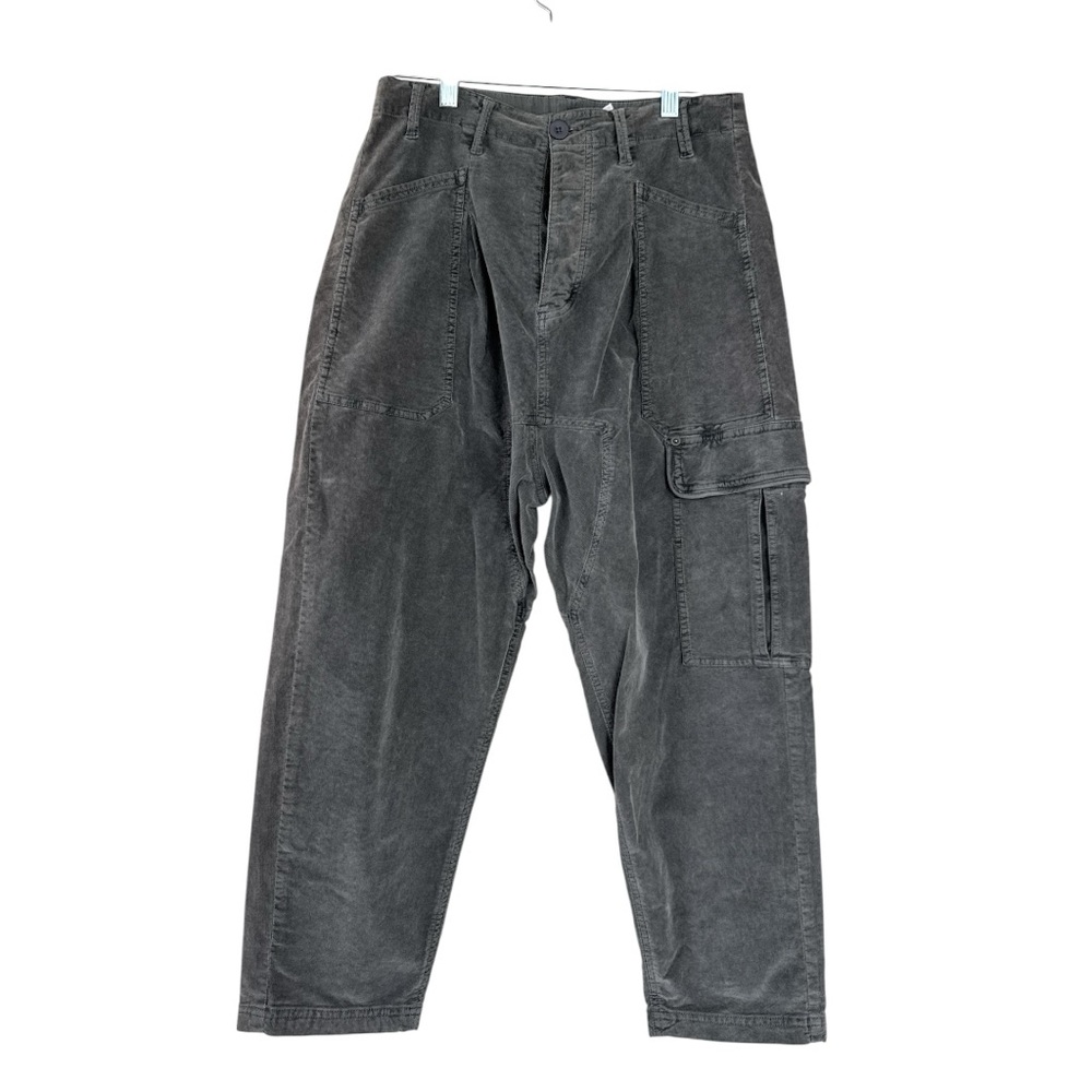 Free People Bay to Breakers Corduroys Gray Size Small